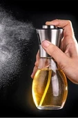 Çok Amaçlı Spreyli Sızdırmaz Cam Şişe Yağdanlık Limon Sirke Sos Püskürtücü Dağıtıcı Sprey - 10