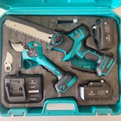 Titanium GTA350 Akülü Budama Makası ve Budama Testeresi Uzatmalı Çift Bataryalı - 4