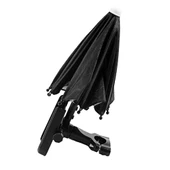 Siyah Gidon Bağlantılı Şemsiyeli Ayarlı Telefon Tutucu Aliminyum A+++ Kalite thumbnail 2