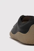 1383 V-Barefoot Comfort Deri Kadın Ayakkabı Siyah - 6