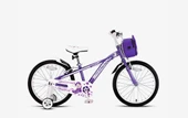 Kron Hydra 20 Jant 6-10 Yaş Kız Çocuk Bisikleti Denge Tekerlekli Çantalı Mor Renk Kız Çocuk Bisiklet thumbnail 2