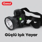 Başa Takılan LED Güçlü Arama Feneri 46 Saat Çalışma Süresi 3 Modlu - 3