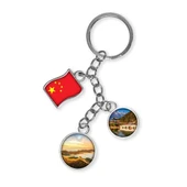 Çin Üçlü Epoksi Metal Çift Taraflı Damla Anahtarlık China thumbnail 1