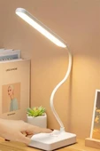İnce Uzun USBli Dokunmatik 3 Kademeli 360 Derece Özel Göz Korumalı led Lityum Masa Lambası thumbnail 11