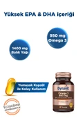 DYNAVİT Omega 3 950 mg 30 Yumuşak Kapsül - 1400mg Balık Yağı Yüksek EPA ve DHA thumbnail 2