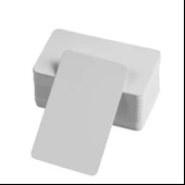 Boş Kelime Kartları 5x8 cm - 50 Adet Oval Kenarlı | Tabu & Not Kartları - Beyaz - 1