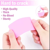 Boş Kelime Kartları 5x8 cm - 50 Adet Oval Kenarlı | Tabu & Not Kartları - Beyaz - 2