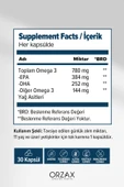 OCEAN Orzax Plus 1200mg Omega 3 Saf Balık Yağı 30 Kapsül thumbnail 2