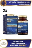 NUTRAXİN Multivitamin Mineral Energy Tıredness Fatıgue 2X60 Tablet thumbnail 1