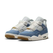 Air Jordan 4 para mujerWorn Blue - 4