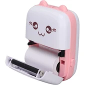 Sevimli Mini Taşınabilir Yazıcı Printer thumbnail 5