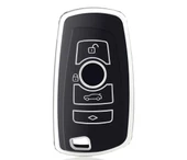 Bmw F30 F32 F10 F20 Uyumlu Anahtar Koruma Kılıfı 2.Resime Bakınız Siyah /Gümüş thumbnail 1