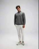 Ellesse EM580-ANT Erkek Yarım Fermuarlı Antrasit Sweat - 5