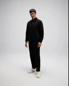 Ellesse EM580-BK Erkek Yarım Fermuarlı Siyah Sweat - 2