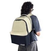 Loas L-EDU21 Krem Renk Okul Çantası/Sırt Çantası - 2