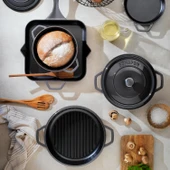 Schafer Guss Chef Döküm Sahan Çift Kulplu 19 Cm 1 Parça-Gri - 3