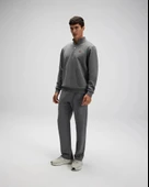 Ellesse EM580-ANT Erkek Yarım Fermuarlı Antrasit Sweat - 2