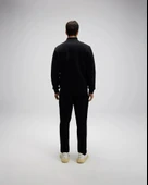 Ellesse EM580-BK Erkek Yarım Fermuarlı Siyah Sweat - 5