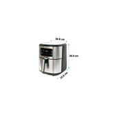 Wiami Airfryer 6.5 L Akıllı Yağsız Hava Fritözü Metallic - 4