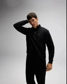 Ellesse EM580-BK Erkek Yarım Fermuarlı Siyah Sweat - 7