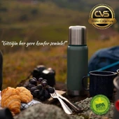 CVS Dn 3529 Çelik 1 Litre Termos Yeşil thumbnail 2