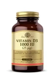 Solgar Vitamin D3 1000 IU 100 Kapsül - 1