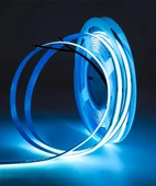 12V COB Şerit Led Açık Mavi Işık  - Metrede 360 Led - 5 Metre - 4