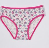 ÖDÜL 3008 KIZ ÇOCUK 2 Lİ SLİP PEMBE %100 PAMUK - 1