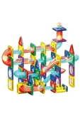 Işıklı Manyetik Bloklar 105 Parça – Çocuklar İçin Manyetik İnşa Seti - 4