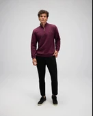 Ellesse EM580-BRD Erkek Yarım Fermuarlı Bordo Sweat - 2