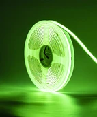 12V COB Şerit Led Yeşil Işık  - Metrede 360 Led - 5 Metre - 3