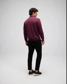 Ellesse EM580-BRD Erkek Yarım Fermuarlı Bordo Sweat - 3