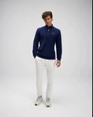 Ellesse EM603-NV Erkek Yarım Fermuarlı Lacivert Sweat - 3