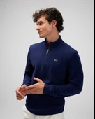 Ellesse EM603-NV Erkek Yarım Fermuarlı Lacivert Sweat - 1