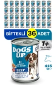 Dogs Up Yaş Yetişkin Köpek Maması Biftekli 415gr 36Lı thumbnail 1