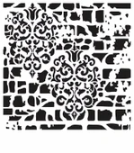 GRUNGE STENCIL GCS-3 45X45 - 1