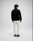 Ellesse EM603-BK Erkek Yarım Fermuarlı Siyah Sweat - 2