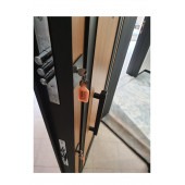 Tezwood 1541 Statik Boyalı Ahşap Desenli Kabartma Model Çelik Kapı, Daire Kapısı, Villa Kapısı - 3