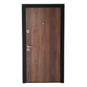 Tezwood 1541 Statik Boyalı Ahşap Desenli Kabartma Model Çelik Kapı, Daire Kapısı, Villa Kapısı - 4