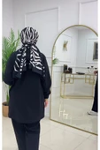 Kadın 2'li Tunik Pantolon Takım, Kapüşonlu Sweat Tunik,Pantolon Set - 3