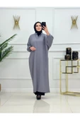 Kadın Tesettür Ferace Bürümcük Kumaş Ferace - 10