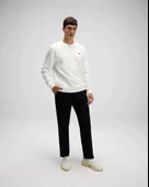 Ellesse EM579-OF Erkek Sıfır Yaka Beyaz Sweat - 6