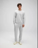 Ellesse EM579-GI Erkek Sıfır Yaka Gri Sweat - 1