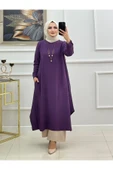 Kadın Tesettür Tunik, İthal Ayrobin Kumaş - 4