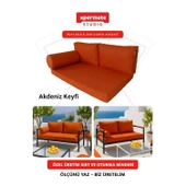 Özel Ölçü Palet Minderi Bahçe İç Ve Dış Mekan Minder Koltuk Minder 40x150 45x155 50x160 thumbnail 1