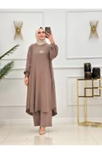 Kadın Tesettür 2'Li Takım Tunikli & Pantolonlu - 4