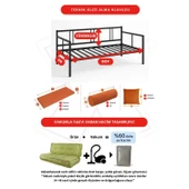 Özel Ölçü Palet Minderi Bahçe İç Ve Dış Mekan Minder Koltuk Minder 40x150 45x155 50x160 thumbnail 4