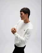 Ellesse EM579-OF Erkek Sıfır Yaka Beyaz Sweat - 7