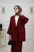 Kadın Tesettür Takım 2'Li Ceket & Pantolon Takımı - 10