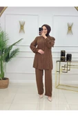 Kadın Tesettür 2'Li Takım Tunikli Pantolonlu - 3